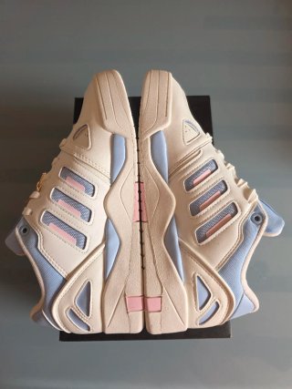 Adidas Mid City Low T42 Blanco Celeste Rosa