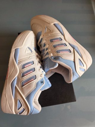 Adidas Mid City Low T42 Blanco Celeste Rosa
