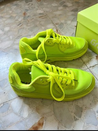 Zapatillas verde amarillo fluor