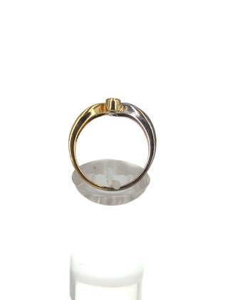 048-01-00016-1 Anillo Oro Bicolor 18K Diamante