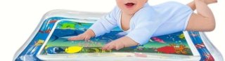 Alfombra interactiva para bebés con diseño marino