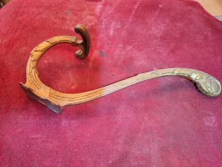 4 Perchas Antiguas Latón