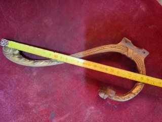 4 Perchas Antiguas Latón