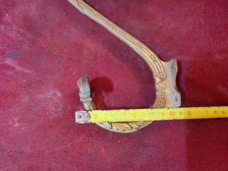 4 Perchas Antiguas Latón