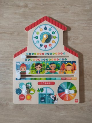 Calendario Infantil Madera Eureka