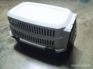 Transportín Con Ruedas Perro Muy Grande Azul/Blanc