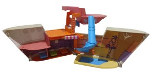 Barco Crucero Polly Pocket Muñeca