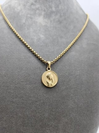 Colgante Virgen con cadena