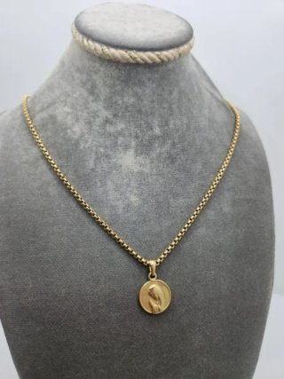 Colgante Virgen con cadena