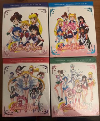 Sailor Moon Blu-ray Temporadas 1 y 2