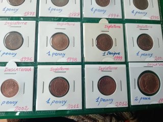 Colección de monedas de Inglaterra