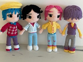 4 Bambole di stoffa SAJA BOYS