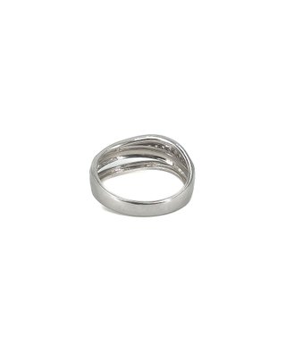 P15748JGA Anillo Oro Blanco 18K con Circonitas