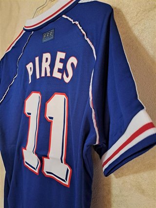 maglia Francia Pires mondiali 1998 tg. L world cup
