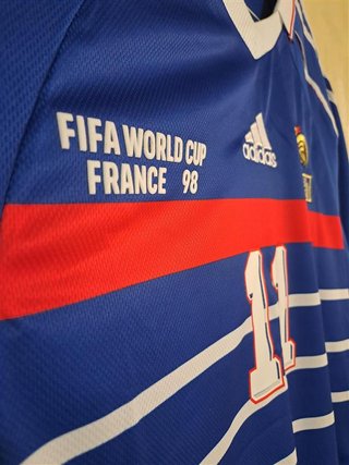 maglia Francia Pires mondiali 1998 tg. L world cup