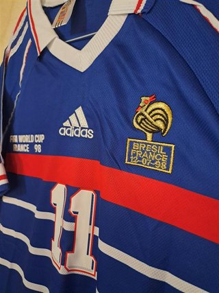 maglia Francia Pires mondiali 1998 tg. L world cup
