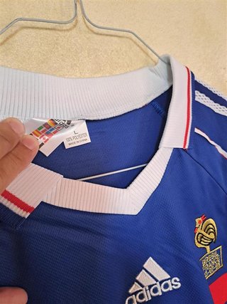 maglia Francia Pires mondiali 1998 tg. L world cup