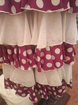 Vestido Flamenco Niña 7-8 Años