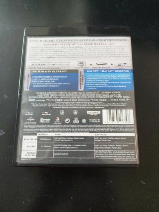 La Lista de Schindler. Película 4K UHD y 2 Blu-ray