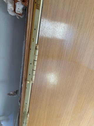 Puerta blindada madera