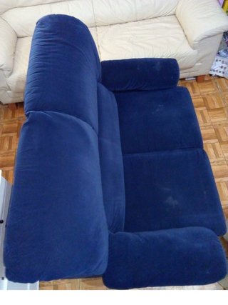 Sofá azul 140x90
