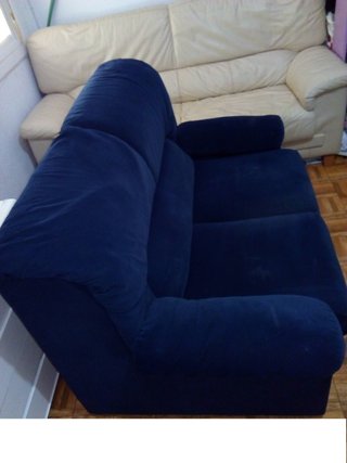 Sofá azul 140x90