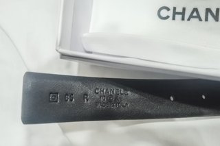 Cinturón Chanel blanco mujer 100 cm original
