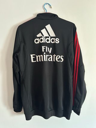 Chaqueta AC Milan Adidas Negra y Roja