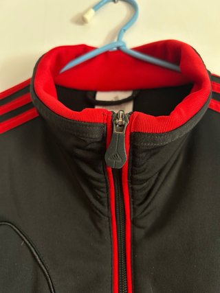 Chaqueta AC Milan Adidas Negra y Roja