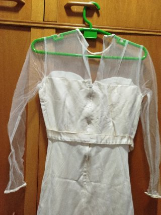 Vestido de Novia Seda beig.