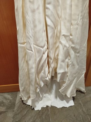 Vestido de Novia Seda beig.