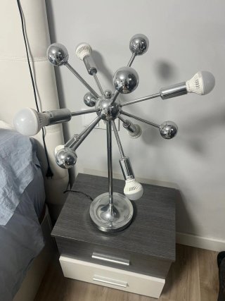 Lámpara de mesa Sputnik Inox
