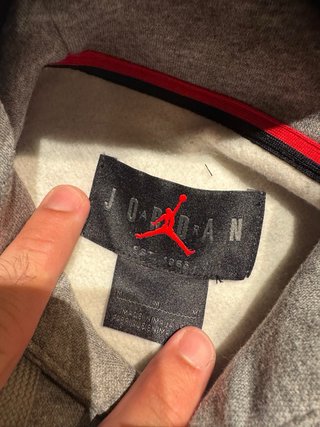 Sudadera nike jordan gris M