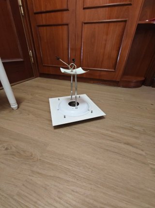 Lámpara de techo moderna cristal y metal