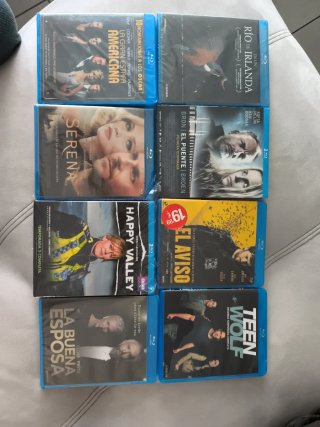 Blu-ray Películas y series 7 euros unidad