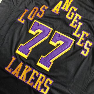 Camiseta Lakers Luka Doncic 77 Negra