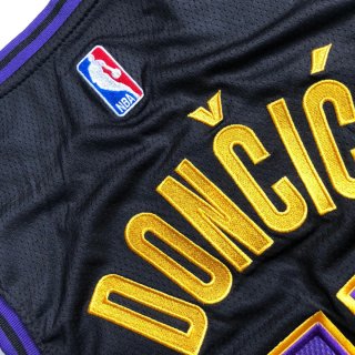 Camiseta Lakers Luka Doncic 77 Negra