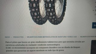 Neumático Mitas MC23 120/90-18 65R TT