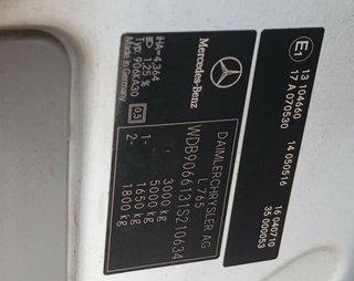 Guantera mercedes-benz sprinter ii caja 468077