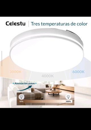 Ventilador Techo con Luz LED
