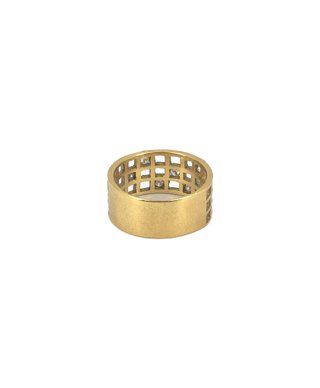 G3823JG Anillo Oro 18K con Diamantes