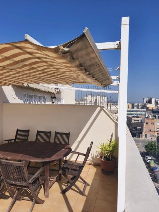 MESA DE JARDÍN,SILLAS Y PERGOLA BENICARLO-castello