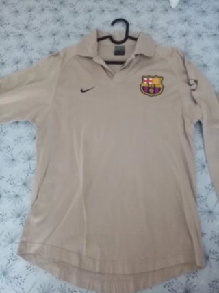 Polo Nike FC Barcelona Talla M Beige