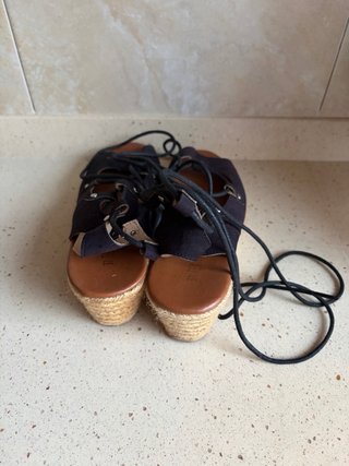 Sandalias gladiador negras número 37