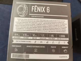 Garmin Fenix 6 Smartwatch Negro/Plata