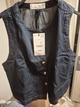 Chaleco vaquero Zara XL