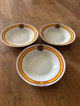3 Platos Hondos Casa Pepe Cerámica