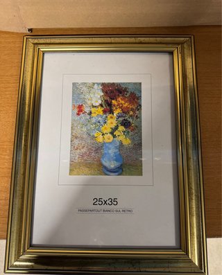 Coppia Cornici Arte Povera 25x35 Nuove