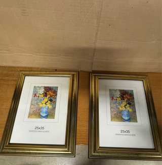 Coppia Cornici Arte Povera 25x35 Nuove