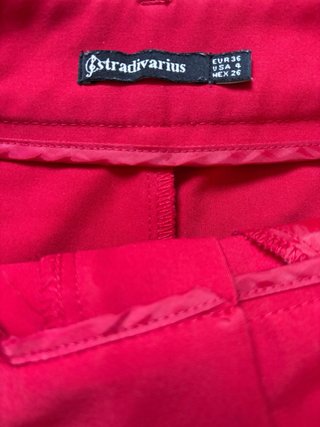 Shorts rojos mujer